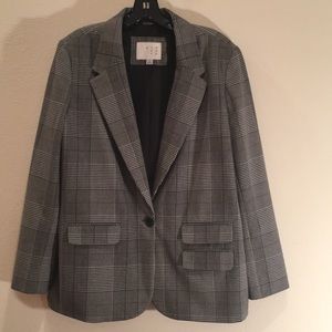 Plaid Blazer